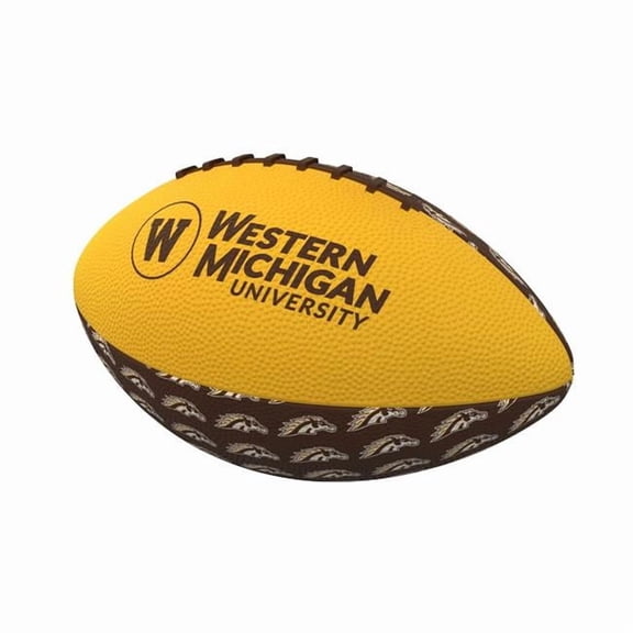 Logo Brands 290-93MR-3 Western Michigan Mini-Size Rubber Football