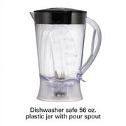 Hamilton Beach Smoothie Blender, 56 oz. Jar, 10 Speeds, New, Black, 50190F