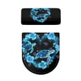 thumbnail image 2 of HELLHERO Turtle Heart Toilet Seat Cover Replacement, Fits All Toilet Shapes Polyester Fabric Bathroom Toilet Cozy Set & Non-Slip, 2 of 8