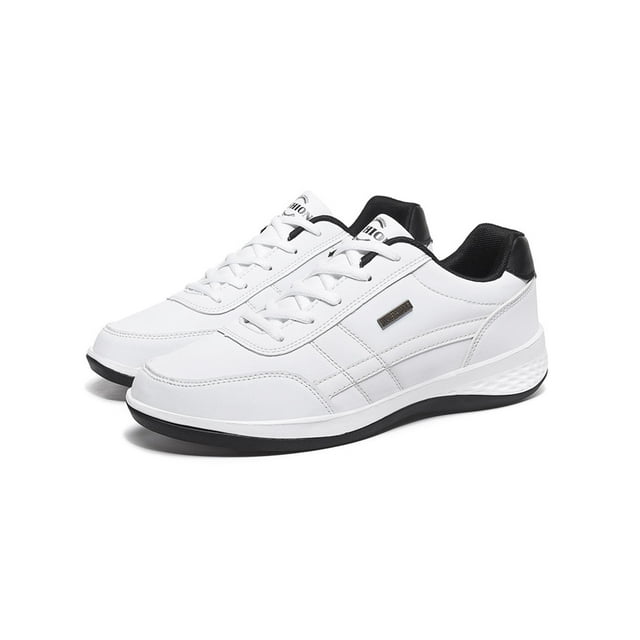Avamo Casual Sneakers Men's Athletic Running Trainers Sports Tennis Fitness Shoes Gym White US 12 1 Pair