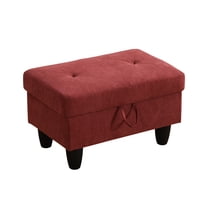Upholstered Storage Ottoman