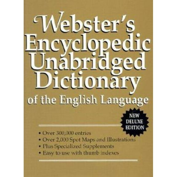 Pre-Owned Webster's Encyclopedic Unabridged Dictionary of the English Language (Hardcover) 1571456910 9781571456915