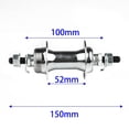 thumbnail image 1 of Mosiee Moyeu de Roue avant de Vélo VTT 34,8mm Moyeu de Roue avant et Arrière Freins à Disque Pièces de Roue de Vélo, 1 of 9