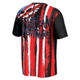 thumbnail image 3 of Men's ProSphere Black Cody Rhodes American Nightmare Flag T-Shirt, 3 of 3
