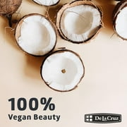 De La Cruz Expeller Pressed Coconut Oil for Dry Skin and Hair Moisturizer, 2.2 oz