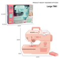 thumbnail image 2 of Mini Sewing Machine Portable Handheld Stitch Sew Needlework Cordless Clothes Fabrics Hand Sewing Machines Accessories Green, 2 of 8