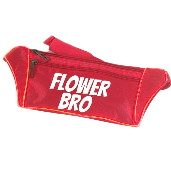 Flower Bro Red Light Up Fanny Pack