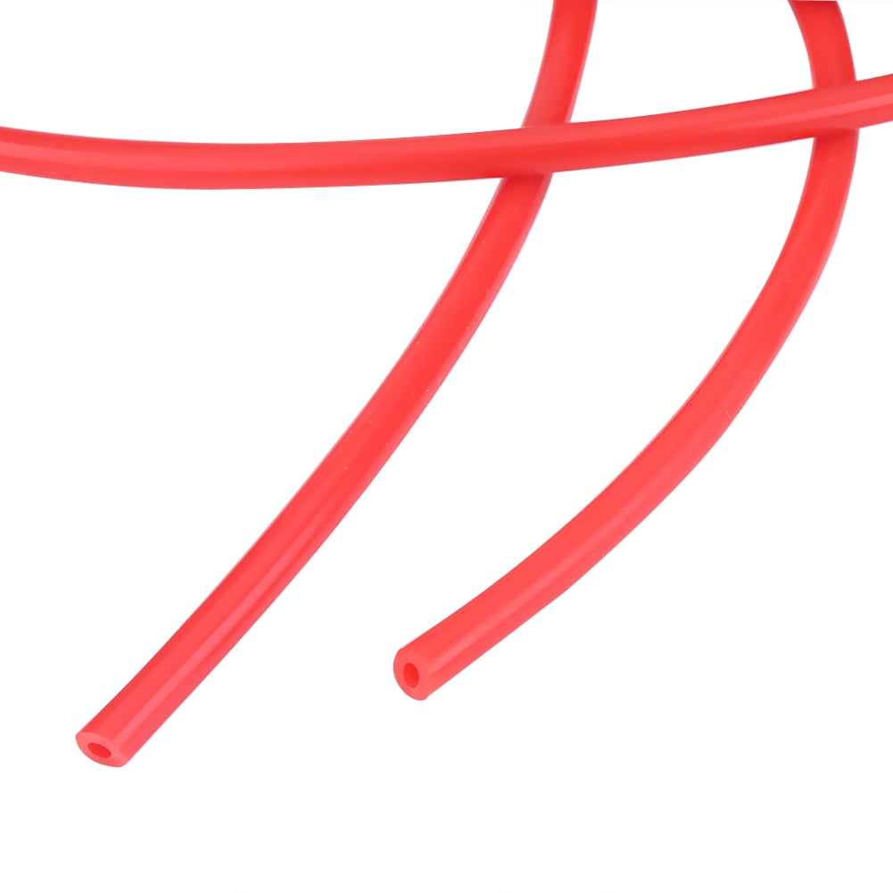 Tebru Silicone Vacuum Tube, Car Auto 4mm 5 Meters Silicone Vacuum Tube