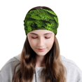 thumbnail image 6 of Disketp Tiny Green Fern Leaves Slouchy Beanie Hip-Hop Soft Lightweight Running Beanie Adult Hats Chemo Cap for Men Women, 6 of 8