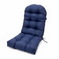 thumbnail image 4 of SHANNA Rocking Chair Cushion, Waterproof and Fade-Resistant Patio Chair Cushions, Non-Slip Indoor Rocking Chair Cushion with Ties, Thicken Chair Pads for Adirondack, 44"x20"x4", Navy Blue, 4 of 9