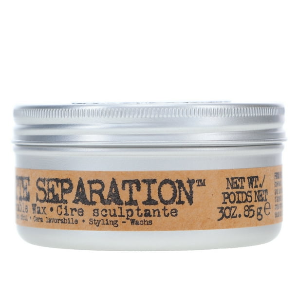 Bed Head B For Men Matte Separation Workable Wax by TIGI for Men - 3 oz Wax