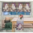 thumbnail image 3 of Violet Linen Seasonal Christmas Splendours Pattern, Polyester, Super soft feel fabric, digital print, Santa Claus, 12 Inch x 70 Inch, Decorative Table Runner, 3 of 3