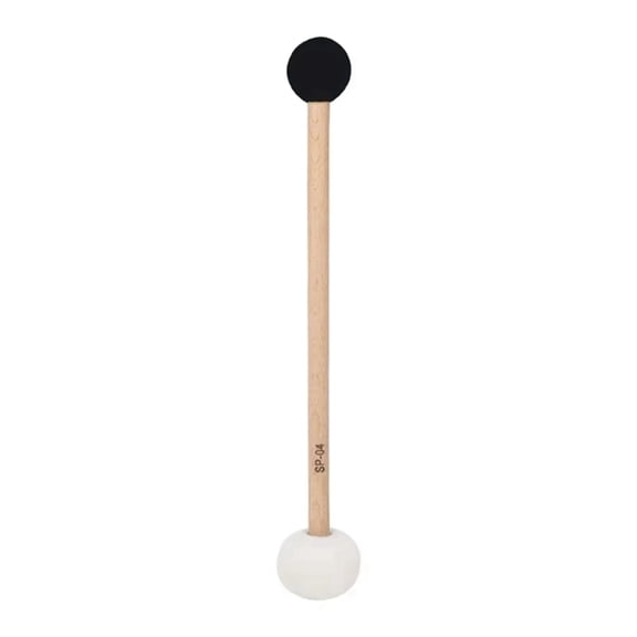 Percussion Mallets Steel Tongues Drum Mallet Soft Rubber Head Percussion Sticks, Rubber Mallet Sticks Beech Drum Sticks