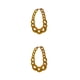 thumbnail image 4 of Gargantilla Vintage Qarigey para mujer collar bohemio con cadena gruesa colgantes adorno de moda Amarillo, 4 of 6