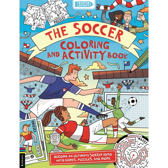 The Soccer Coloring and Activity Book (Paperback)