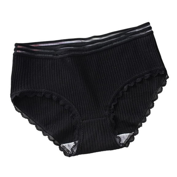 Levmjia Womens Cotton Underpants High Waist Briefs Breathable No Show Panties Comfortable Soft Everyday Ladies Intimates with Full Coverage for Workout Sleep