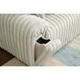 thumbnail image 5 of Modern Grey Corduroy Power Motion Sofa 220cm with Sleeper & USB Ports, 5 of 17