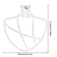 thumbnail image 3 of Toystoory Reemplazo de la herramienta de mezcla para hornear con batidor plano revestido para Kitchen Aid 6 Quart Bowl-Lift Stand Mixer Herramientas y accesorios para hornear Toystoory HA000765-00B, 3 of 6