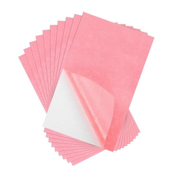 Hojas de fieltro adhesivas Uxcell 30x20cm, autoadhesivas, rosa claro para manualidades, 10 piezas