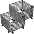 thumbnail image 1 of 2 Sets War Game Scene Accessory Mini Toys Fence Educational Toy For Children 9.4X6.2X0.3In, 1 of 8