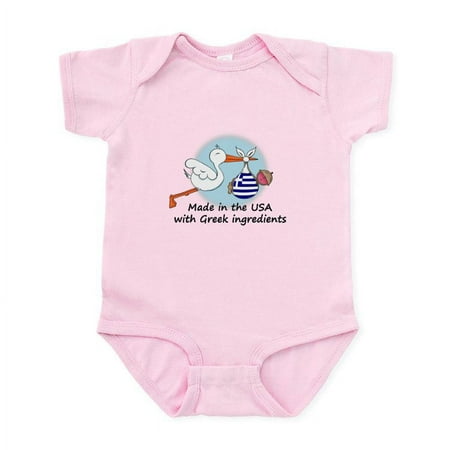 

CafePress - Stork Baby Greece USA Infant Bodysuit - Baby Light Bodysuit Size Newborn - 24 Months