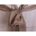 thumbnail image 4 of Women Chiffon Bikini Cover Long Sleeve Deep V Neck See-through Dress, 4 of 5
