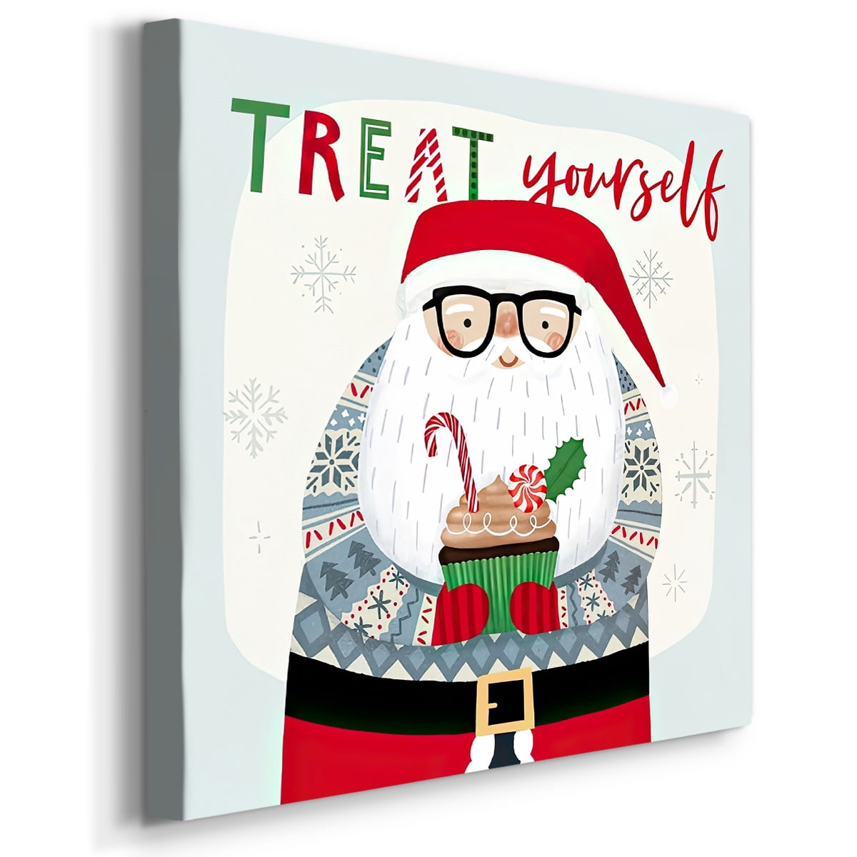 Santa's Foodtruck I- Gallery Wrapped Canvas