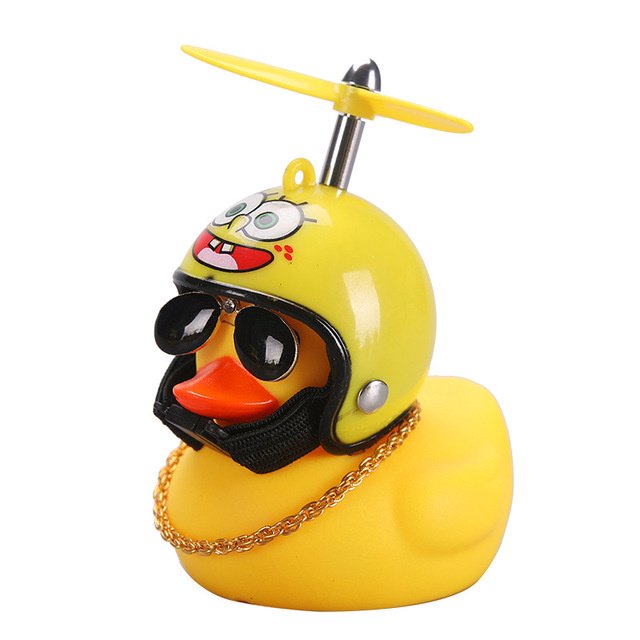 motocicleta bicicleta coche decoración pato rompevientos onda rompeolas pequeño pato amarillo para adornos de coche auto decoración interior accesorios huangjie unisex