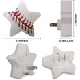 Plug in Night Light Baseball Sport Ball Night Light Plug into Wall