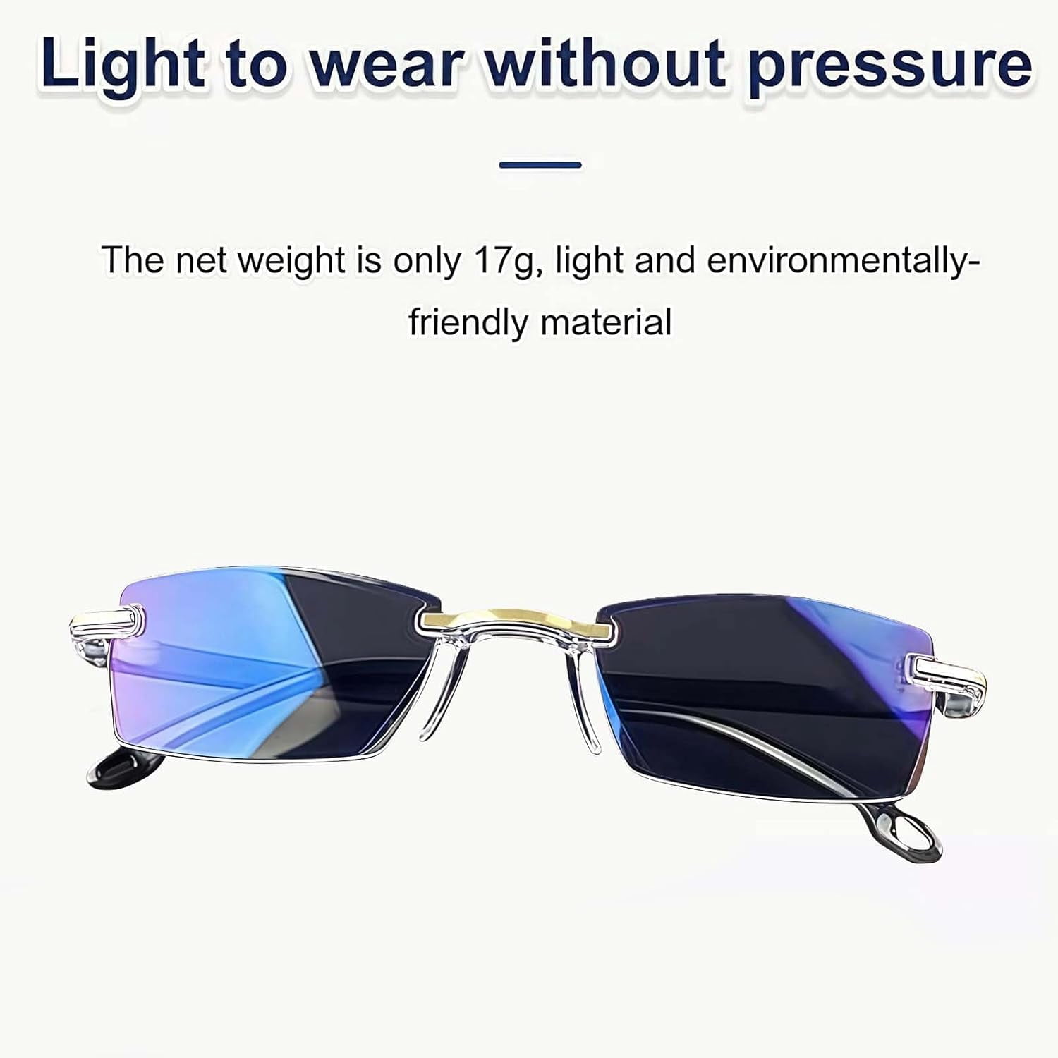 2026 New Clarity Blue Auto Focus Glasses Self Adjusting Women Clarity Auto Focus Glasses Men Intelligent Dual Focus Glasses