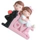 thumbnail image 3 of 1 pieza de figuras de pareja de San Valentín: novios, muñecos de resina, adornos para tartas., 3 of 8