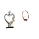 thumbnail image 1 of Estatua De Pareja Romántica Y Soporte De Hierro Para Botellas De Vino, Ideal Para Dormitorio, Boda, Estantería, Armario, Decoración Del Hogar, Organizador., 1 of 8