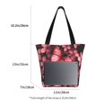 thumbnail image 3 of Balery pink butterfly Bolsa de Hombro con Diseño, Bolsa Grande y Duradera, Bolsa Versátil para Compras, 3 of 6