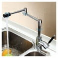 thumbnail image 2 of Copper 180-degree Folding Kitchen Faucet Kitchen Faucet With Hot And Cold Universal Rotating Retractable Washbasin Washbasin ,Effortless Installation, 2 of 7
