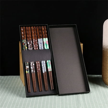 

Ovzne Chopsticks Reusable Creative Natural Handmade Wood Chopsticks Gift Tableware Chopsticks Clearance