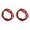 Red 2, variant on Fakes Rusted Barbed Wire Decoration Plastic Barb Wire Decoration Props for Christmas Western Party Decors