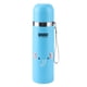 thumbnail image 1 of Botella de agua portátil de acero inoxidable con aislamiento al vacío de 500 ml para niños, color azul, 500 ml, 1 of 14