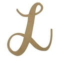 thumbnail image 1 of Wooden Letter Unfinished, King Basil Font, Craft Cutout, 1 of 3