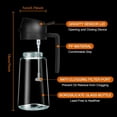 thumbnail image 5 of 2 Pack Oil Dispenser for Kitchen Spray, 2 In 1 Oil Dispenser and Oil Sprayer, Olive Bottle Spray and Pour for Kitchen, 16oz/500ml Glass Oil Bottle for Air Fryer, Salad, Frying, BBQ, 5 of 7