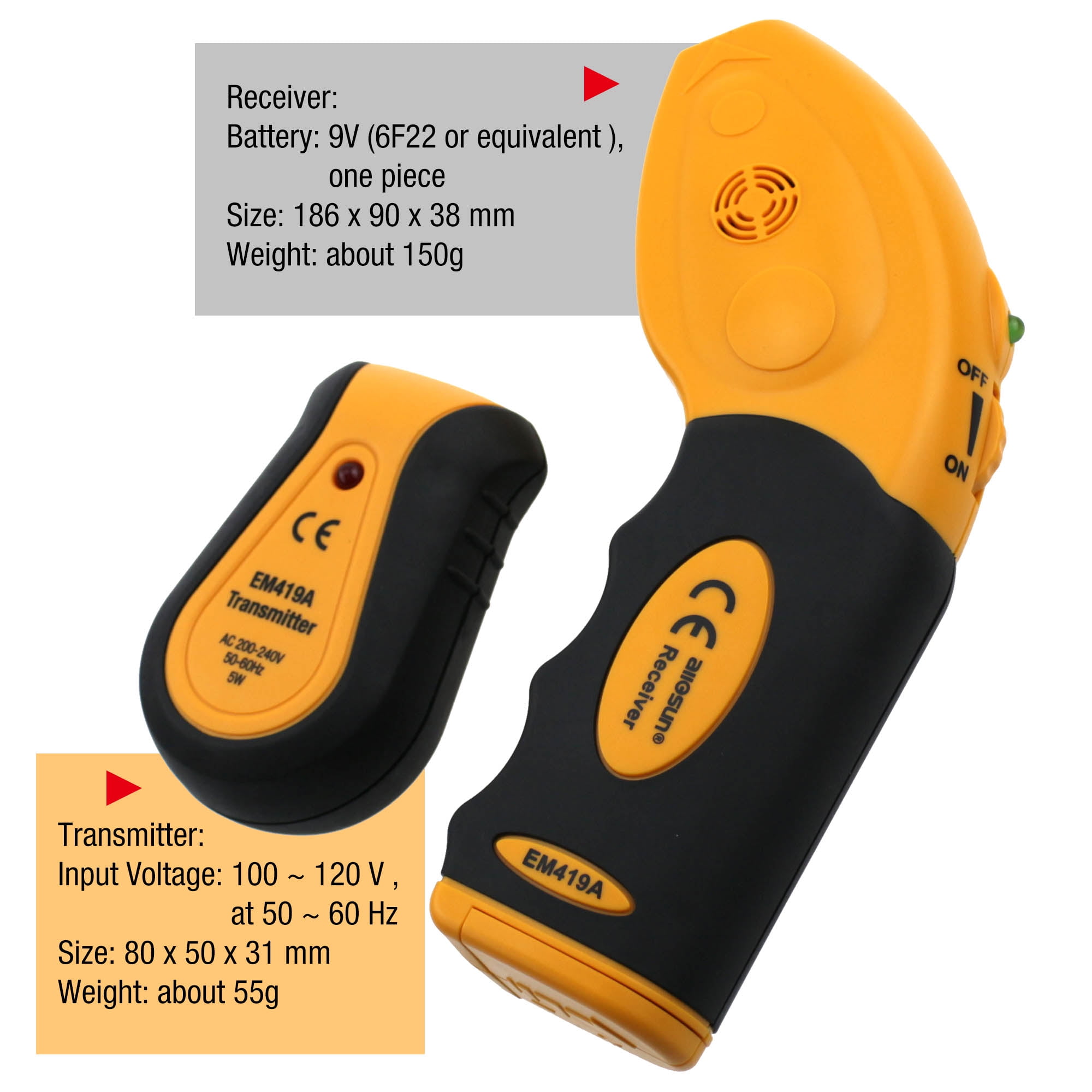 Buy Allosun Circuit Breaker Finder,Circuit Tracer Non Contact Voltage Tester 120V EM419A Online
