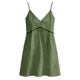 thumbnail image 4 of Odbmxy Summer Mini Dresses for Women Cotton Cami V-Neck Sleeveless Women's Sun Dresses Casual Tank Holiday, 4 of 9