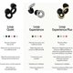 thumbnail image 4 of Ring Mute Earplugs for Noise Canceling - Ultra Soft Reusable Hearing Protectors for Sleep and Noise Sensitivity, Black with 2 Pairs of Standard Versio, 4 of 4