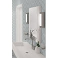 thumbnail image 2 of Viola Margio Gray 5-in. Arabesque Glossy Glass Wall and Floor Tile, 2 of 6