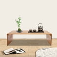 thumbnail image 4 of Natural Bamboo Foldable Desk with Arc-Safe Edges – Pressing Technology, No Assembly, 1.97in Foldable Thickness – Multi-Purpose for Laptops, Dining & Kids Study, 4 of 11
