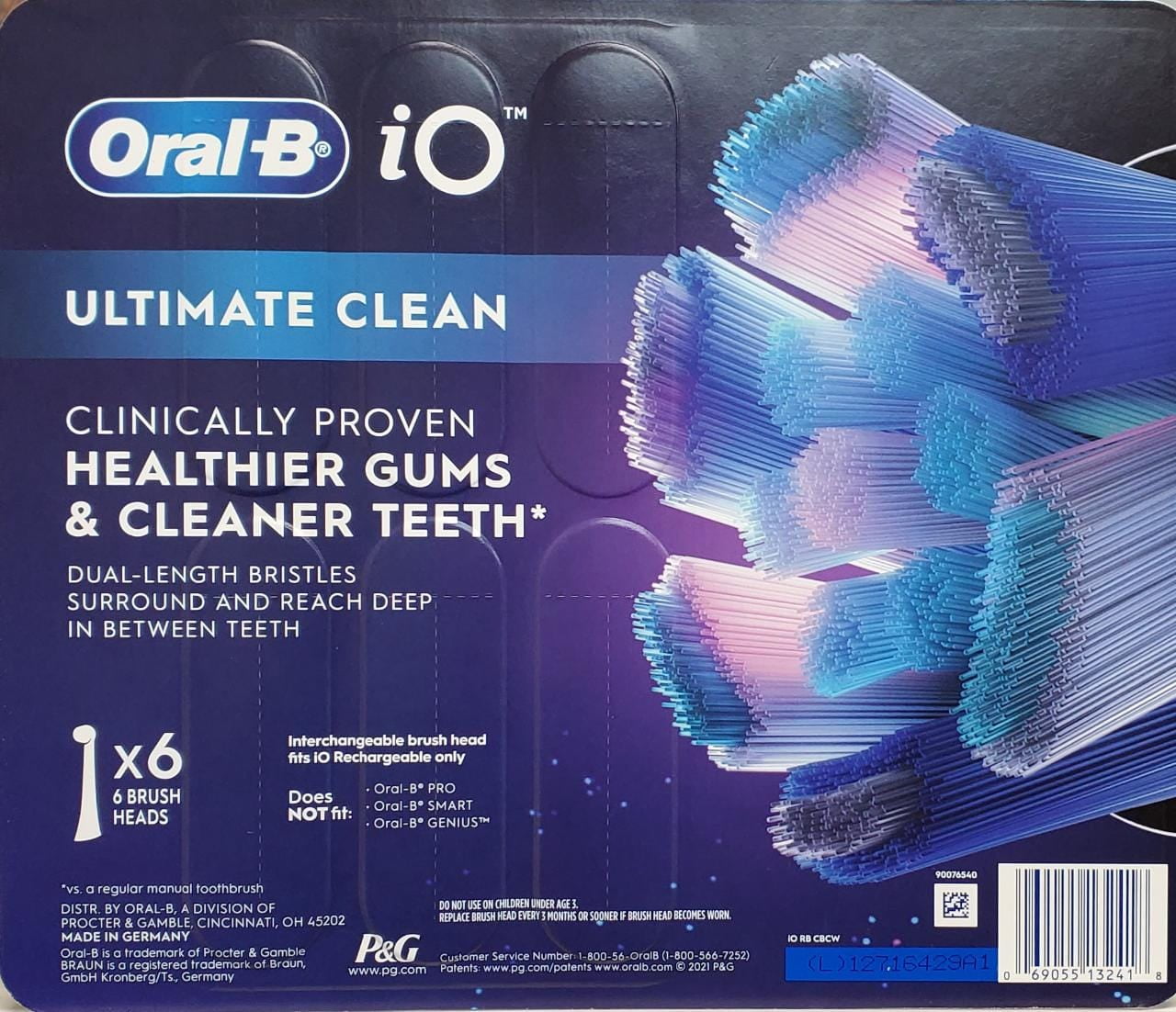 Oral-B iO Series Electric Toothbrush Replacement Brush Heads (6 Count  Refills) 