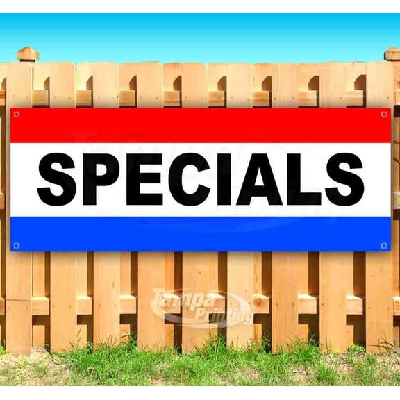 Specials 13 oz Vinyl Banner With Metal Grommets