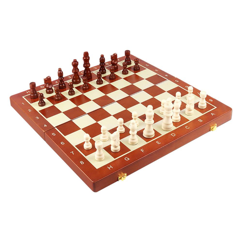 40x40cm Magnetic Wooden Chess Set for Adults  Kids with Wooden Gift Packed Box 