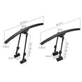 thumbnail image 3 of Mosiee Front/Rear Mudguard 700C Road Cycling Mudguard Front/Rear Tire Bike Mudguard Easy Installation Support Bicycle Replacement Parts, 3 of 9