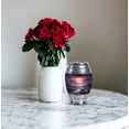 thumbnail image 5 of Twilight Harmony In Crimson Valley - Urn For Human Ashes Adult Male - Tranquil Eternity Urn - Smooth And Calming Design For Adult Rest - Peaceful Goodbye - 3 Inch, Set Of 2, 5 of 5