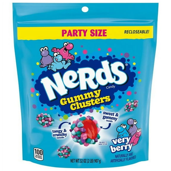Nerds Very Berry Gummy Clusters, 32 Ounce